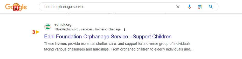 Edhi Foundation UK orphanage programme