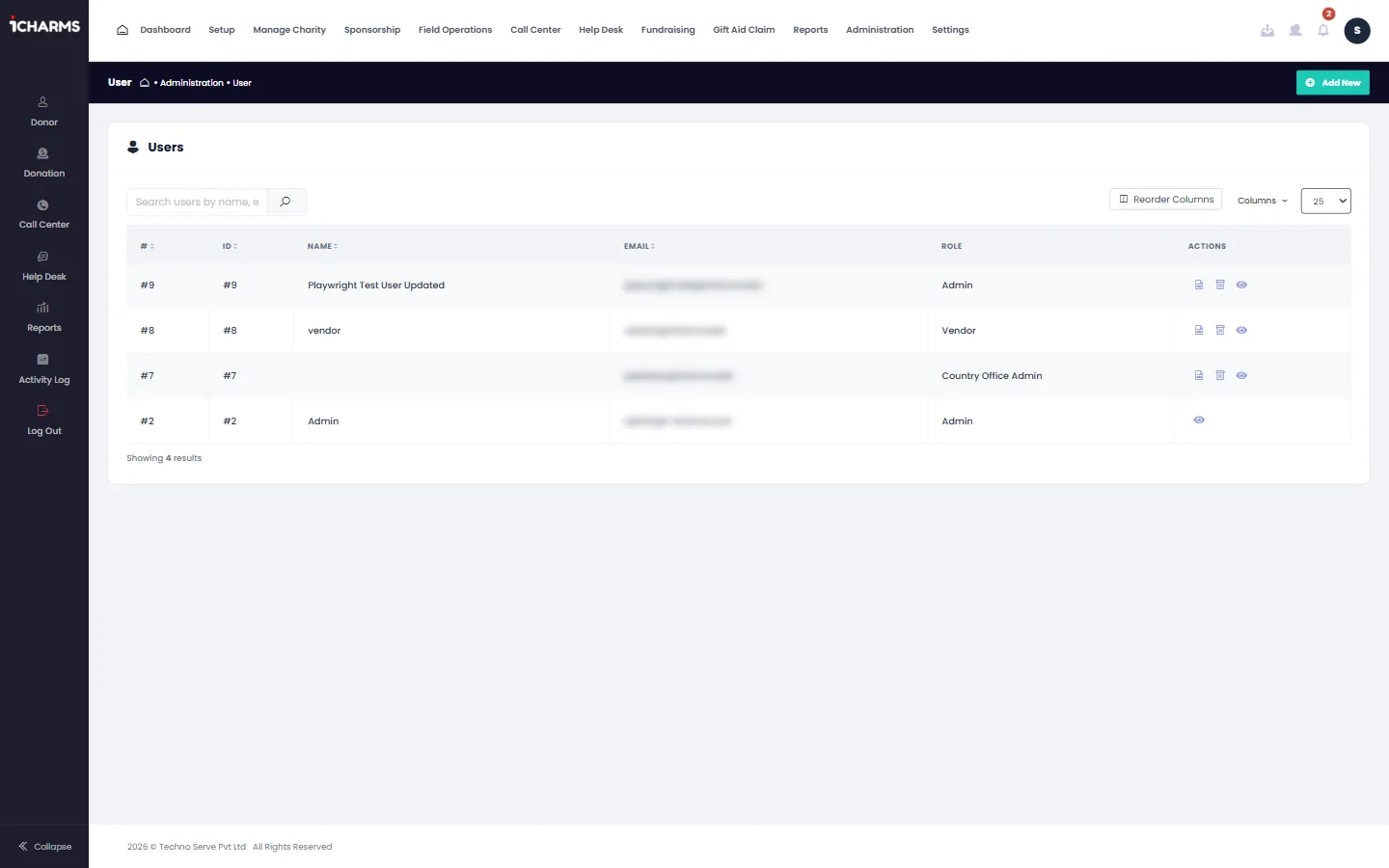 User management & roles