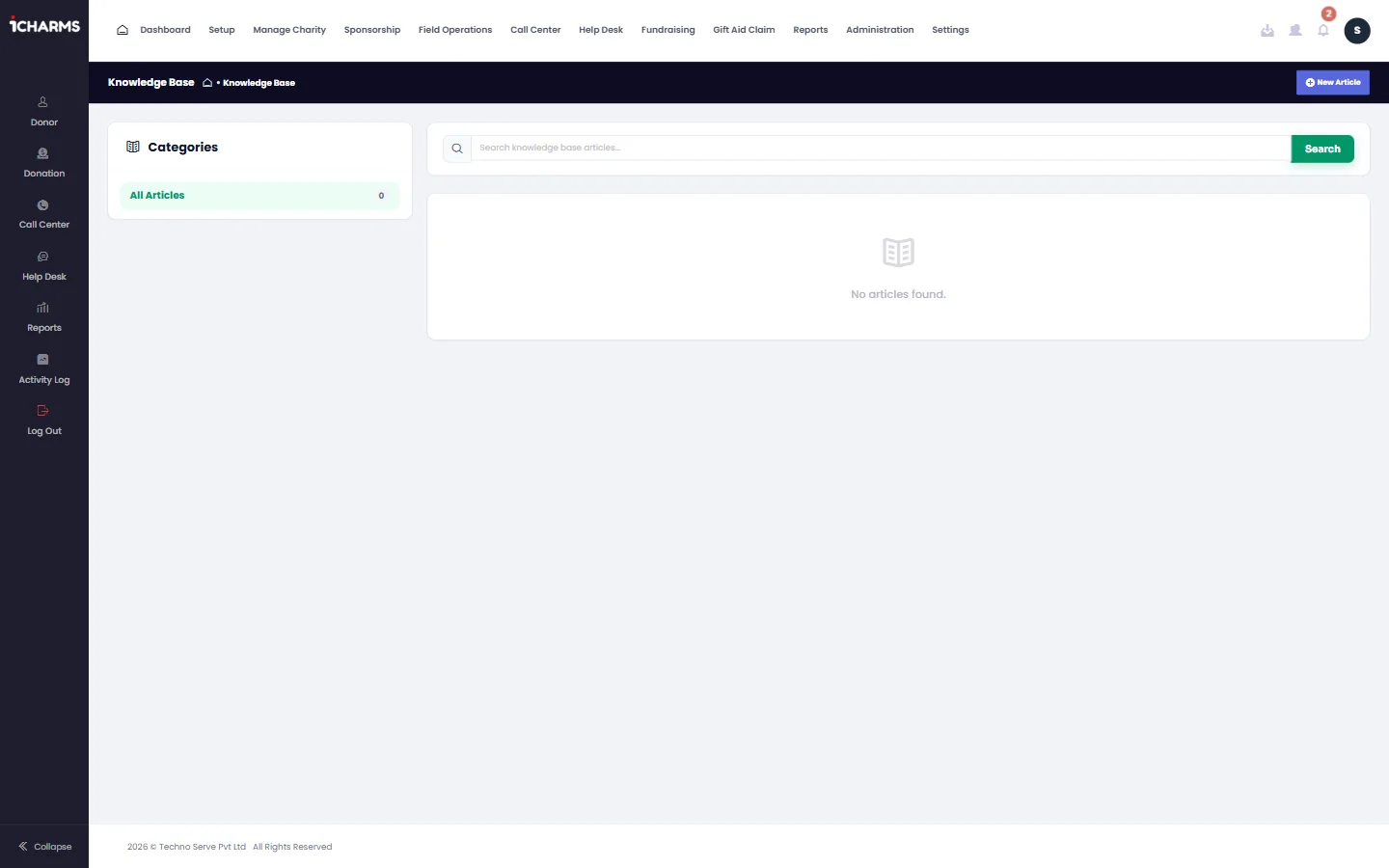 Knowledge base articles
