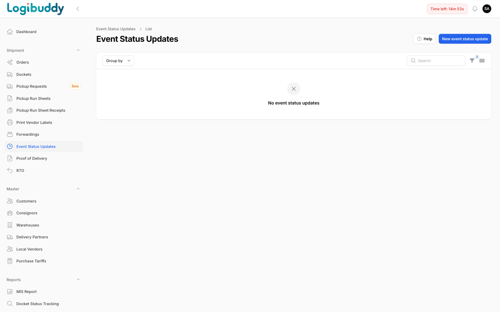Status updates