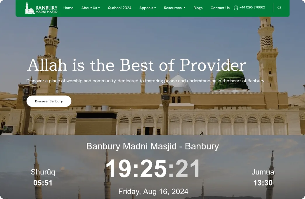 Banbury Madni Masjid